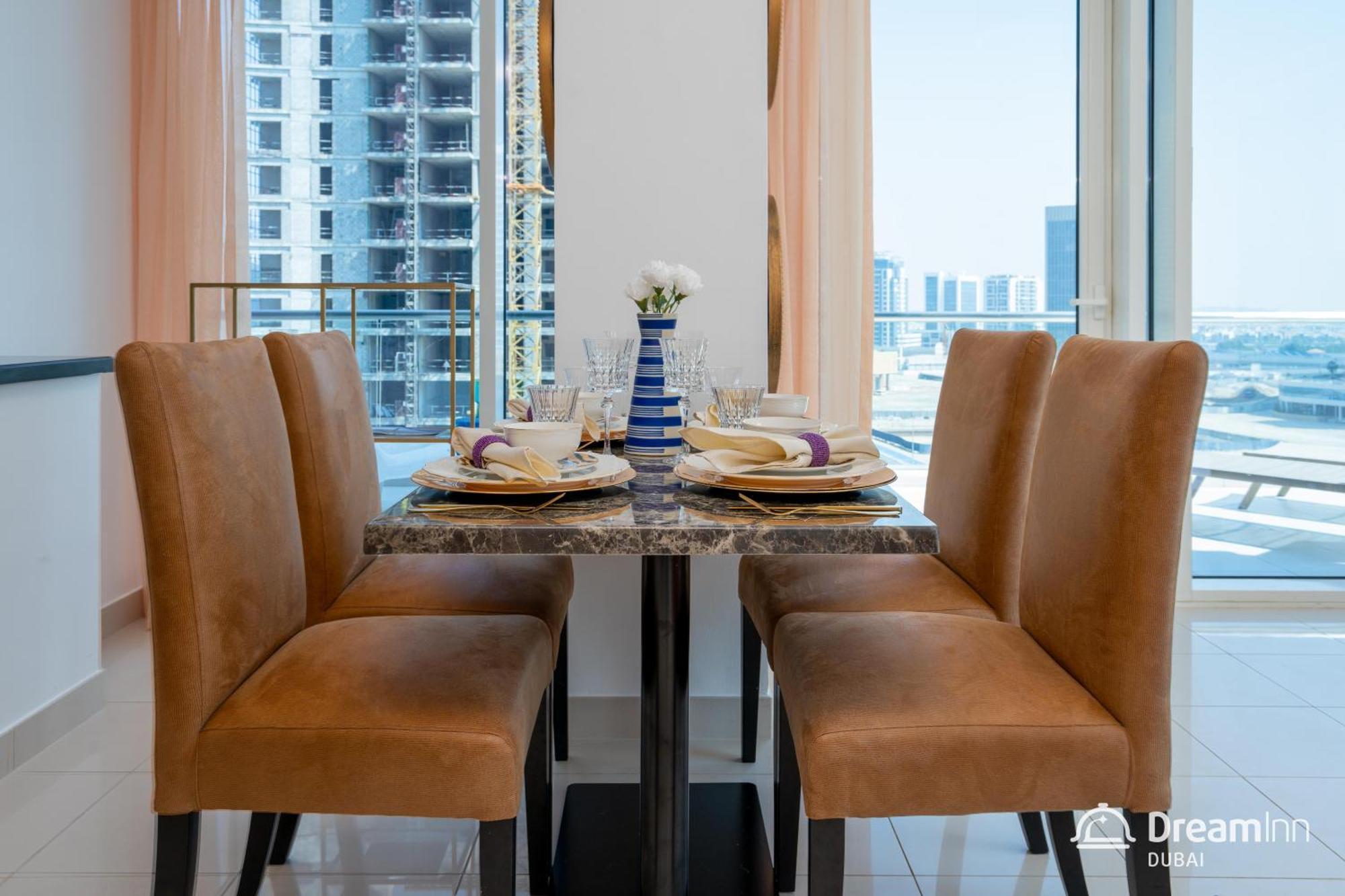 Dream Inn Apartments- West Wharf Tower Canal View دبي المظهر الخارجي الصورة